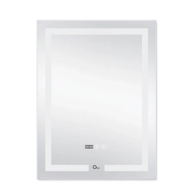 Дзеркало для ванної кімнати Qtap Mideya 600x800 DC-F937 з LED-підсвічуванням та антизапотіванням (QT2078F937W) - зображення 2