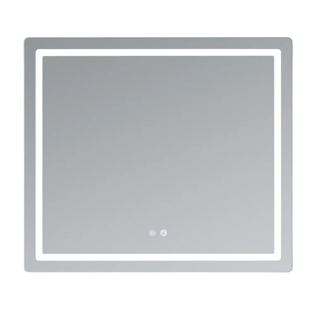 Дзеркало для ванної кімнати Qtap Mideya MI2 700x800 прямокутне, з фронтальною LED-підствідкою (QT2078NCF807048476) - зображення 3