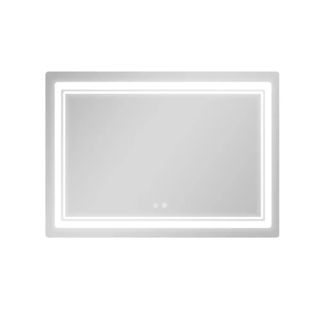 Дзеркало для ванної кімнати Qtap Cardinal CA2 800x1200 прямокутне, з фронтальною LED-підствідкою (QT0478C1208048454) - зображення 5