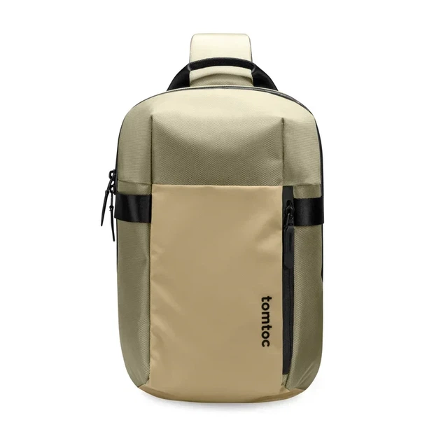 Сумка-слинг для ноутбука Tomtoc Navigator-T24 Sling Bag 7L, 14", влагозащищенная, для MacBook, планшета, Хаки - изображение 6