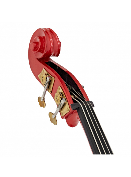 Контрабас STENTOR 1950LCRD Harlequin Rockabilly Double Bass 3/4 (Red) - зображення 4
