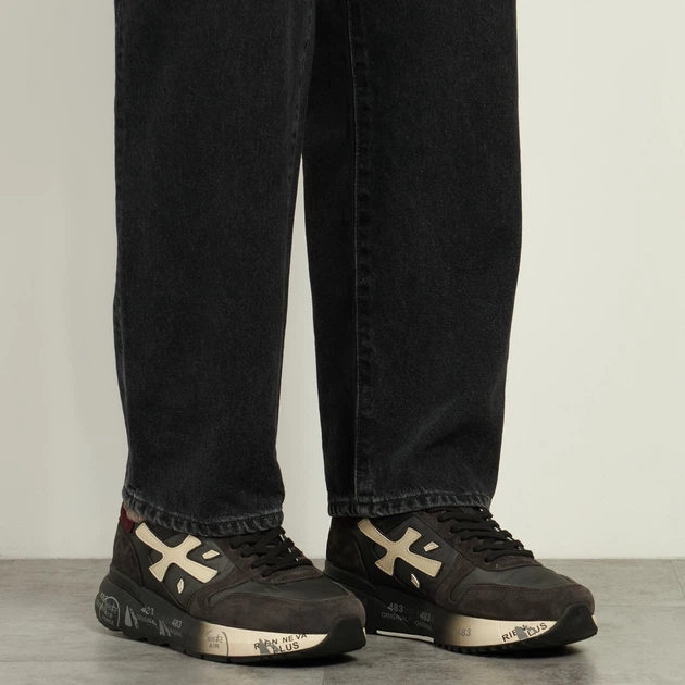 Мужские кроссовки на меху Premiata Mick 7719M, бордовые, 40 р. - Фото 6 Мужские кроссовки на меху Premiata Mick 7719M, бордовые, 40 р. - изображение 6