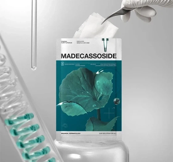 Маска для обличчя MEDIHEAL Madecassoside Essential Mask Blemish Repair 24 мл - изображение 2