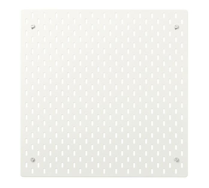 Перфорована дошка, біла,56x56 см SKADIS IKEA 805.866.48 - Фото 1 Перфорована дошка, біла,56x56 см SKADIS IKEA 805.866.48 - зображення 1