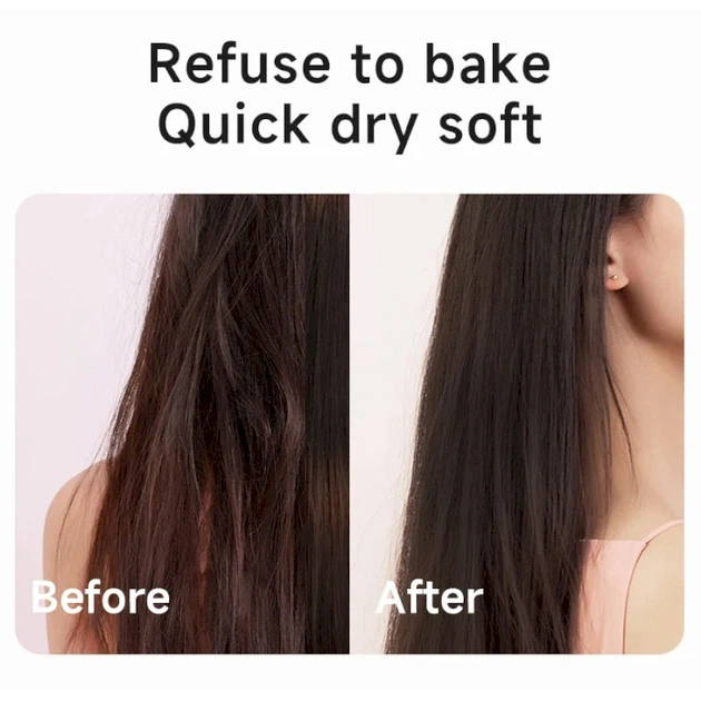 Фен Xiaomi Doco negative ion hair dryer soft and fast dry hair care Pink (Китайська вилка) - зображення 9