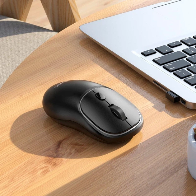 Миша HOCO GM25 Royal dual-mode business wireless mouse Black - изображение 3