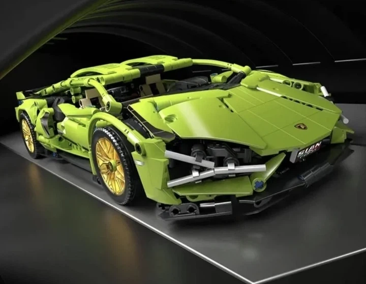 Конструктор Lamborghini Sian FKP 37 1280 деталей | Масштаб 1:14 - Фото 6 Конструктор Lamborghini Sian FKP 37 1280 деталей | Масштаб 1:14 - изображение 6