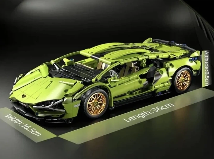 Конструктор Lamborghini Sian FKP 37 1280 деталей | Масштаб 1:14 - Фото 7 Конструктор Lamborghini Sian FKP 37 1280 деталей | Масштаб 1:14 - изображение 7