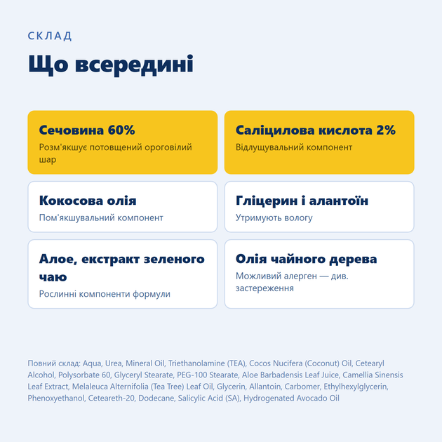 Стик для ног для огрубевшей кожи пяток, натоптышей и трещин — мочевина 60% и салициловая кислота 2%, ELAIMEI, 40 г - изображение 8