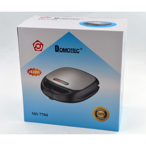 Бутербродница, вафельница, орешница, гриль DOMOTEC MS-7704 (4в1) (LS88748) - изображение 5