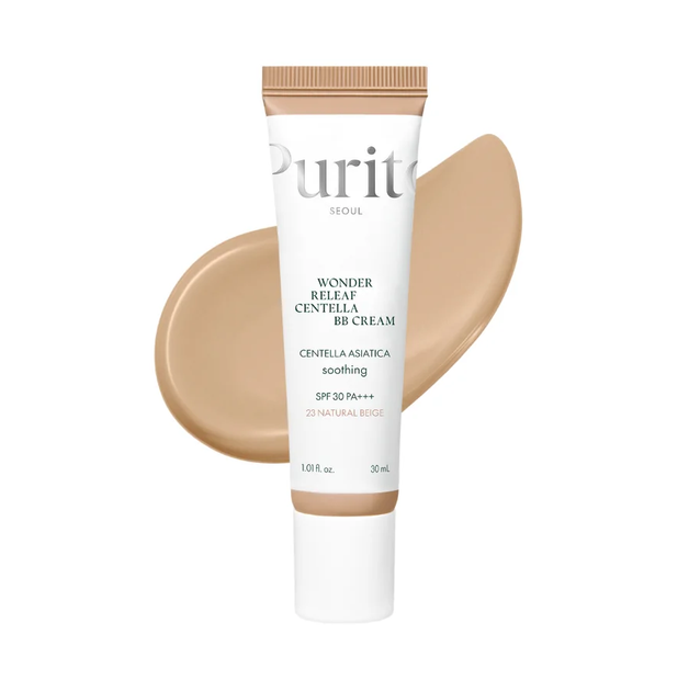 BB-крем с экстрактом центеллы Purito Seoul Wonder Releaf Centella BB Cream 23 Natural Beige 30 мл - Фото 1 BB-крем с экстрактом центеллы Purito Seoul Wonder Releaf Centella BB Cream 23 Natural Beige 30 мл - изображение 1