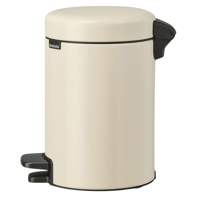 Бак для сміття з педаллю Brabantia NewIcon Pedal Bin 3 л світло-бежевий 149887 (00801136) - зображення 2