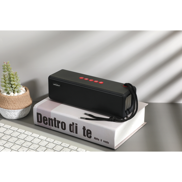 Портативна колонка WALKER WSP-130 black - Фото 2 Портативна колонка WALKER WSP-130 black - изображение 2