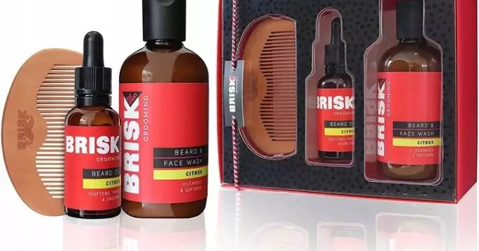 Набор по уходу за бородой Brisk Grooming - Фото 2 Набор по уходу за бородой Brisk Grooming - изображение 2