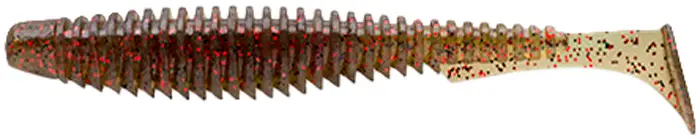 Силиконовая приманка FishUp U-Shad 4" (8pcs.), #045 - Green Pumpkin/Red & Black,10024121 - Фото 1 Силиконовая приманка FishUp U-Shad 4" (8pcs.), #045 - Green Pumpkin/Red & Black,10024121 - изображение 1
