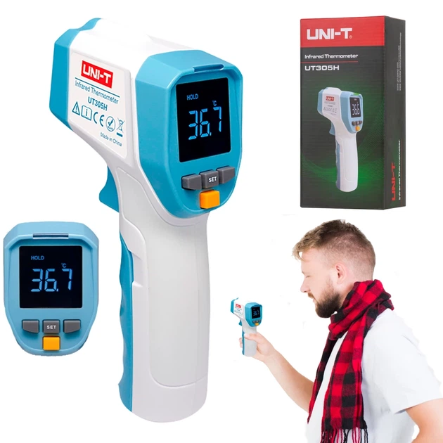 Термометр бесконтактный UNI-T UT305H (MIE0425) - изображение 10
