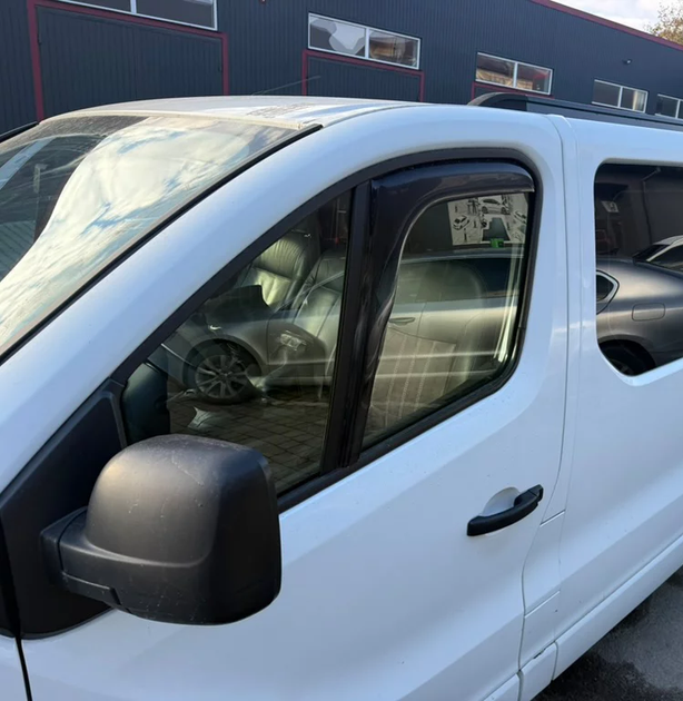 Ветровики на окна вставные (2 шт, Niken Luxury) для Opel Vivaro 2015-2019 гг - изображение 3
