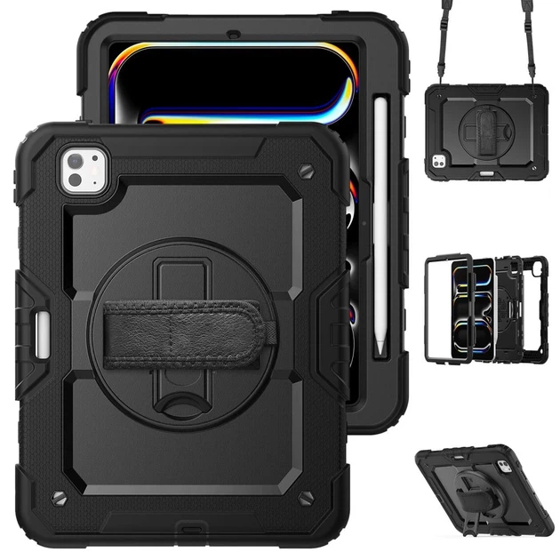 Чехол Tech-Protect Solid360 для iPad Pro 11 2024 5th Gen Black (5906302308521) - Фото 4 Чехол Tech-Protect Solid360 для iPad Pro 11 2024 5th Gen Black (5906302308521) - изображение 4
