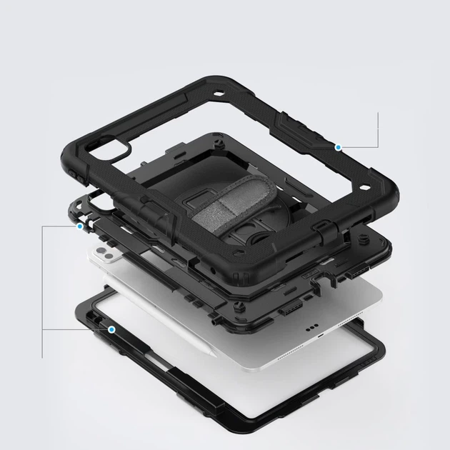 Чехол Tech-Protect Solid360 для iPad Pro 11 2024 5th Gen Black (5906302308521) - Фото 5 Чехол Tech-Protect Solid360 для iPad Pro 11 2024 5th Gen Black (5906302308521) - изображение 5