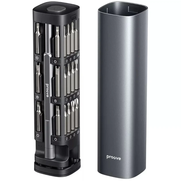 Набор отверток Proove Fixer 46-in-1 Gray (MTSF46000003) - Фото 1 Набор отверток Proove Fixer 46-in-1 Gray (MTSF46000003) - изображение 1