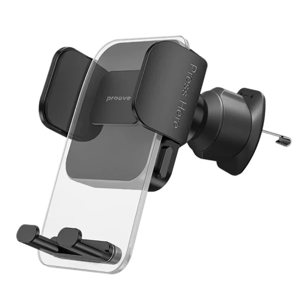 Автотримач Proove Crystal Clamp Plus Air Outlet Car Mount Black (CHCCP0000001) - Фото 1 Автотримач Proove Crystal Clamp Plus Air Outlet Car Mount Black (CHCCP0000001) - зображення 1
