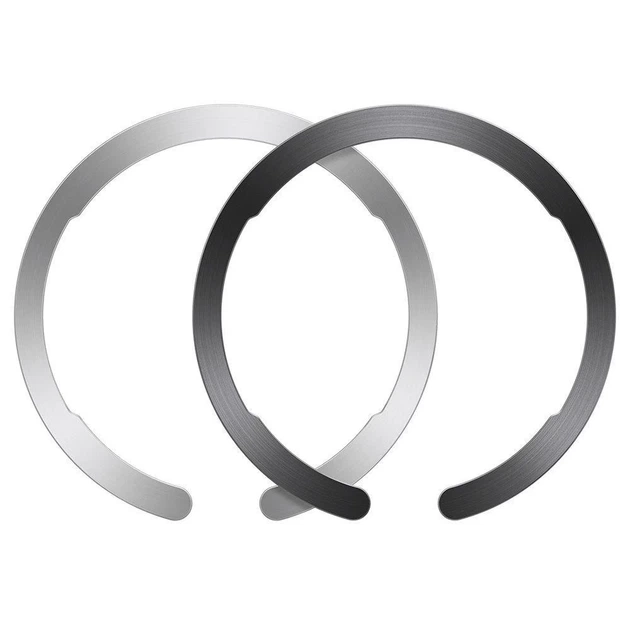 Магнитная пластина ESR Halolock Universal Magnetic Ring Black/Silver (2 Pack) with MagSafe (4894240111130) - Фото 1 Магнитная пластина ESR Halolock Universal Magnetic Ring Black/Silver (2 Pack) with MagSafe (4894240111130) - изображение 1