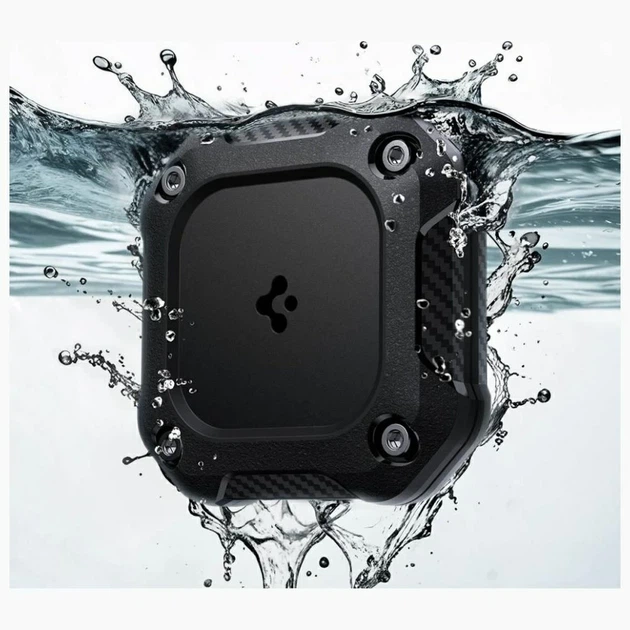 Чохол Spigen Tough Armor для Apple AirTag 2 | 1 Black (ACS09781) - Фото 9 Чохол Spigen Tough Armor для Apple AirTag 2 | 1 Black (ACS09781) - зображення 9