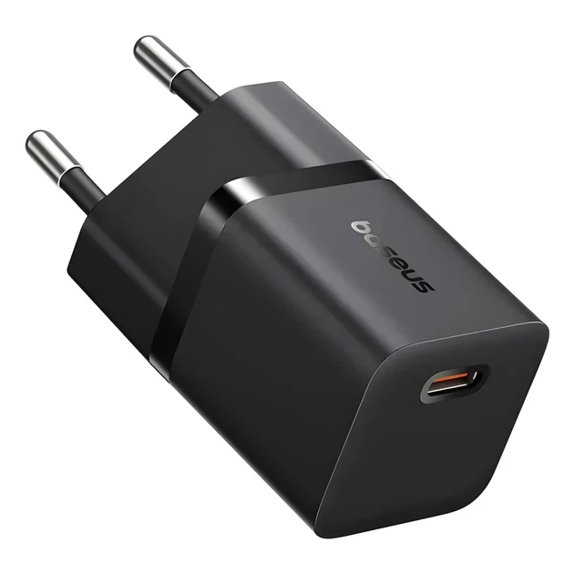 Сетевое зарядное устройство Baseus GaN5 Mini PD/QC 25W USB-C with USB-C to USB-C Cable 1 m Cluster Black (P10110909113-01) - изображение 2