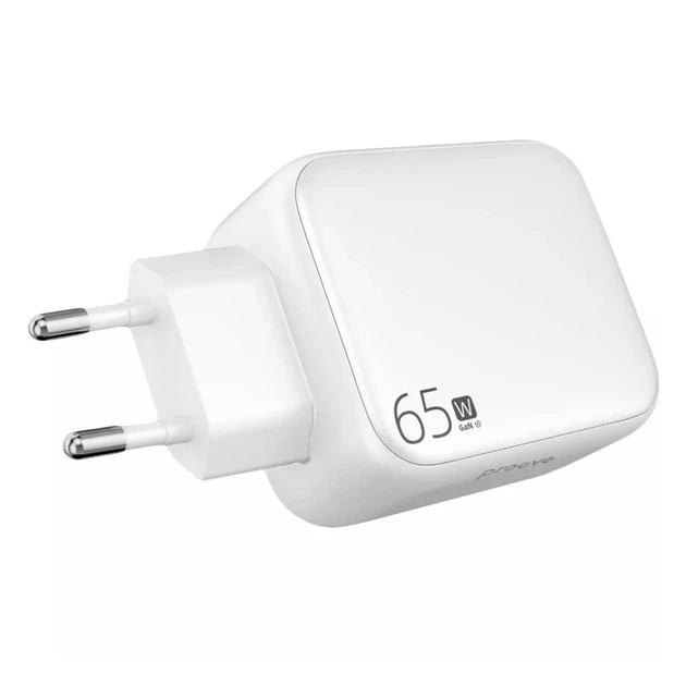 Мережевий зарядний пристрій Proove Fixtape 65W USB-C White (WCFP65010202) - Фото 1 Мережевий зарядний пристрій Proove Fixtape 65W USB-C White (WCFP65010202) - зображення 1