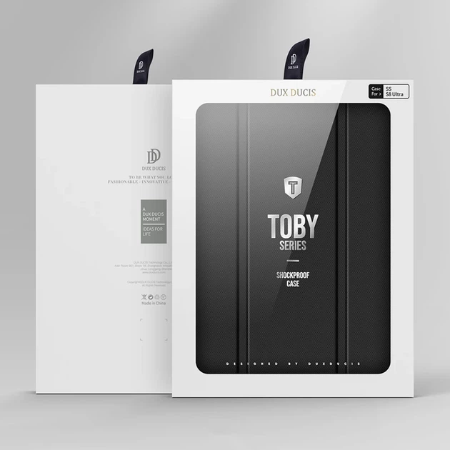 Чохол Dux Ducis Toby Armored Flip Smart Case для Samsung Galaxy Tab S8 Ultra Pink (6934913041963) - Фото 5 Чохол Dux Ducis Toby Armored Flip Smart Case для Samsung Galaxy Tab S8 Ultra Pink (6934913041963) - зображення 5
