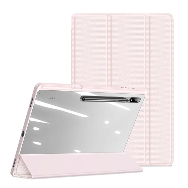 Чохол Dux Ducis Toby Armored Flip Smart Case для Samsung Galaxy Tab S8 Ultra Pink (6934913041963) - Фото 9 Чохол Dux Ducis Toby Armored Flip Smart Case для Samsung Galaxy Tab S8 Ultra Pink (6934913041963) - зображення 9