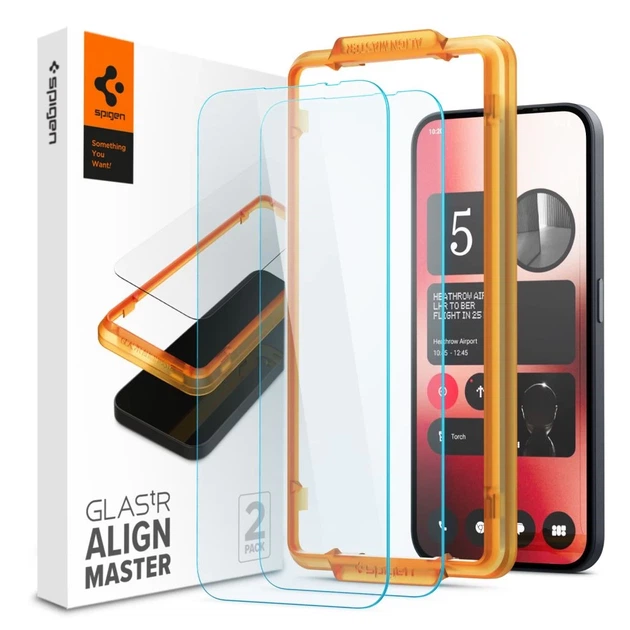 Защитное стекло Spigen Glas.TR AlignMaster для Nothing Phone 2a (2 pack) Clear (AGL07681) - Фото 1 Защитное стекло Spigen Glas.TR AlignMaster для Nothing Phone 2a (2 pack) Clear (AGL07681) - изображение 1