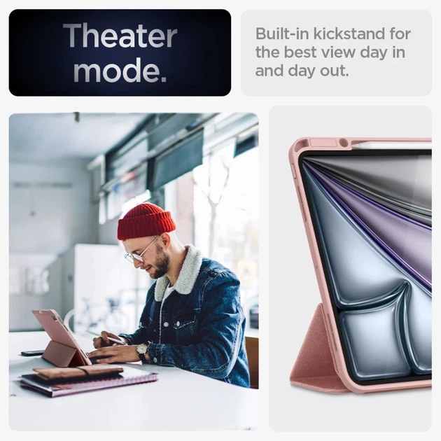 Чехол Spigen Urban Fit для iPad Air 13 7 | 6 (2025-2024) Rose Gold (ACS07673) - Фото 15 Чехол Spigen Urban Fit для iPad Air 13 7 | 6 (2025-2024) Rose Gold (ACS07673) - изображение 15