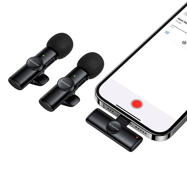 Беспроводной микрофон USB C для телефона Borofone BFK16A - изображение 3