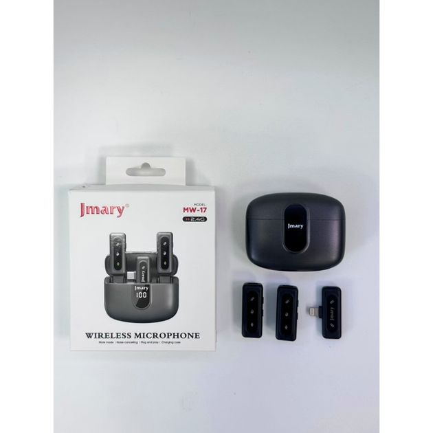 Беспроводной цифровой микрофон Jmary MW-17 Type-C для записи звука - изображение 3