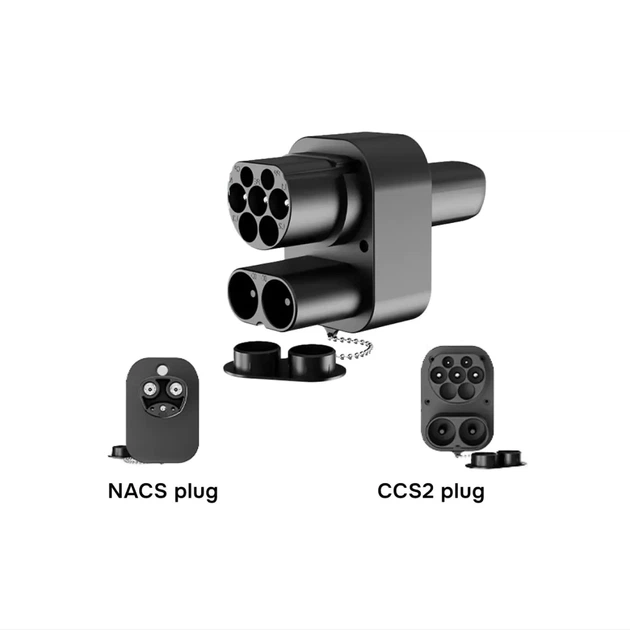 Переходник для зарядки электромобиля Olink CCS2-NACS АC&DС (250 кВт | 250 А) - Фото 6 Переходник для зарядки электромобиля Olink CCS2-NACS АC&DС (250 кВт | 250 А) - изображение 6