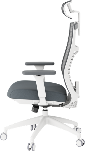 Крісло офісне OfficePro Balance OC550-W-DG-DG - изображение 7
