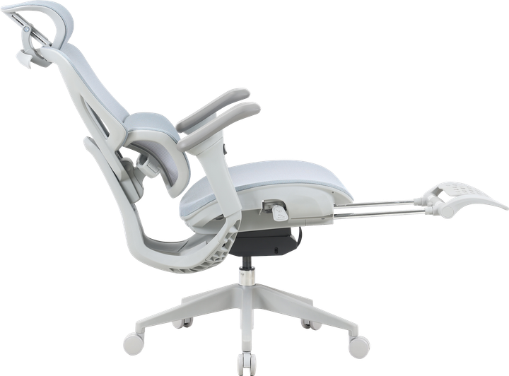 Крісло офісне OfficePro Elite OC950GLB Gray/Light Blue - зображення 8