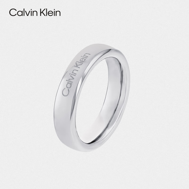 Каблучки для пари Calvin Klein CK Eternal Love, простий стиль для дівчини, сталевого кольору 35000513D, святковий подарунок - Фото 4 Каблучки для пари Calvin Klein CK Eternal Love, простий стиль для дівчини, сталевого кольору 35000513D, святковий подарунок - зображення 4