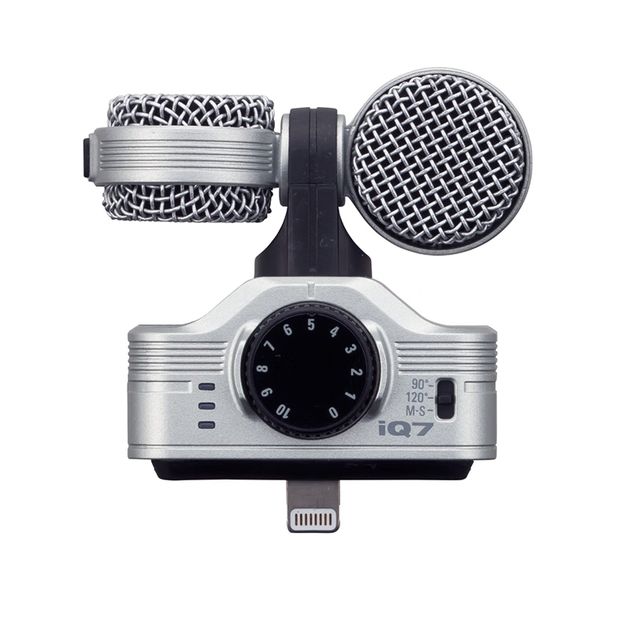 ZOOM IQ7 Apple Plug-and стереомікрофон, зовнішній мікрофон для запису для iPhone/iPad - изображение 4
