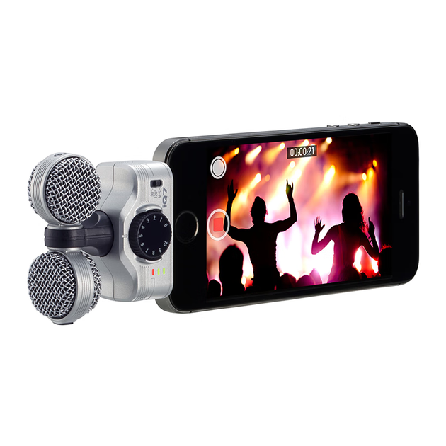 ZOOM IQ7 Apple Plug-and стереомікрофон, зовнішній мікрофон для запису для iPhone/iPad - изображение 6
