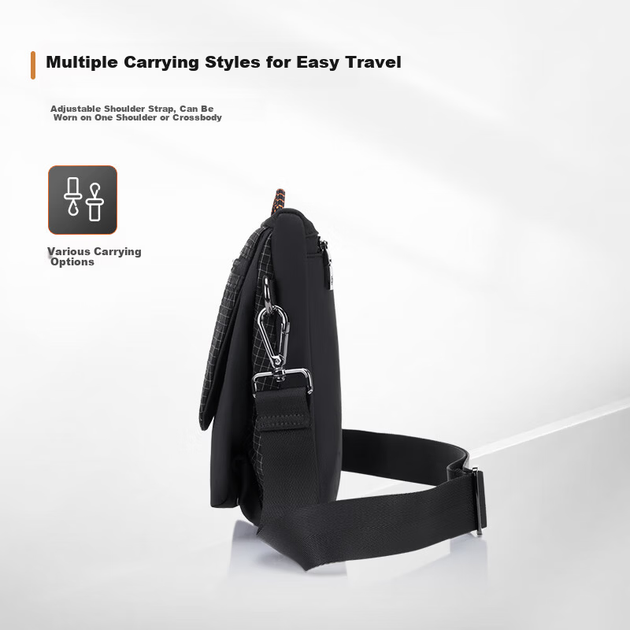 Мужская многофункциональная сумка через плечо Samsonite для путешествий и спорта, подарок на день рождения, модель NS6. - изображение 8