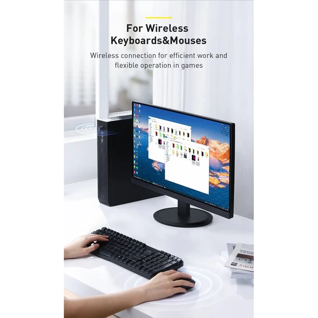 Адаптер Baseus Wireless Adapter BA04 Black (ZJBA000001) - изображение 14
