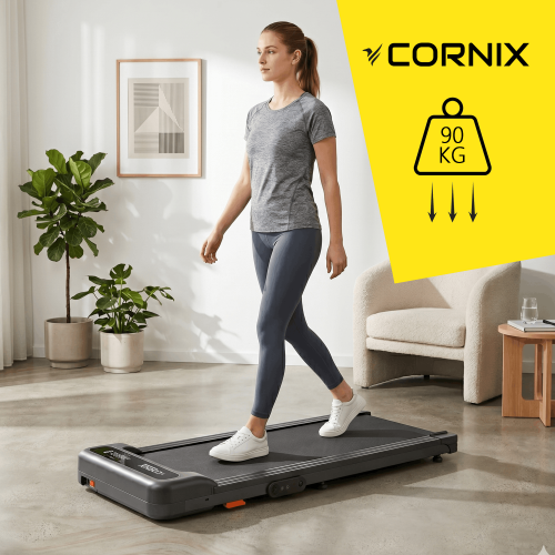 Бігова доріжка Cornix Lexi Walking Pad Black - Фото 2 Бігова доріжка Cornix Lexi Walking Pad Black - зображення 2