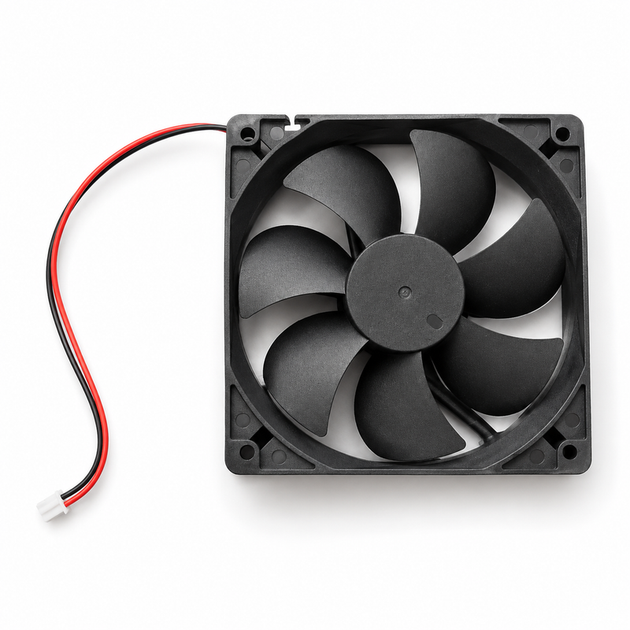 Вентилятор охлаждения Sqgiun OG-DC12025HBL 120×120×25 мм 12В 0.3А 2Pin на двойном шарикоподшипнике - Фото 2 Вентилятор охлаждения Sqgiun OG-DC12025HBL 120×120×25 мм 12В 0.3А 2Pin на двойном шарикоподшипнике - изображение 2