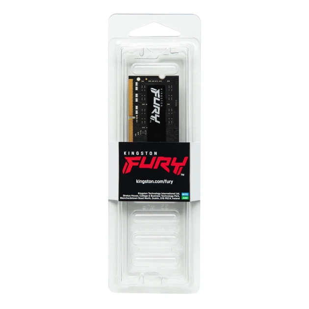 Модуль пам'яті Kingston Fury Impact DDR4-3200 16GB SODIMM CL20-22-22 1.2V - Фото 3 Модуль пам'яті Kingston Fury Impact DDR4-3200 16GB SODIMM CL20-22-22 1.2V - зображення 3