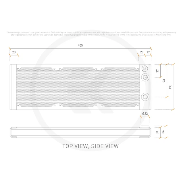 Радіатор EKWB EK-Quantum Surface S360 - Black (3831109838198) - зображення 7