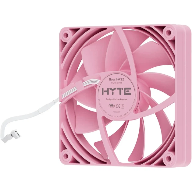 Набір вентиляторів HYTE FA12 PWM FAN (4-PACK) STRAWBERRY MILK (FAN-HYTE-FA12-SM-4) - изображение 2