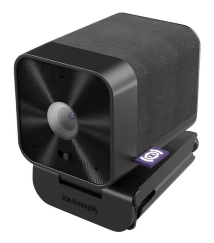 Веб-камера Streamplify CAM G-QHD-4M30, Black, 2560x1440 / 30 fps, 1/3' CMOS, стереомікрофон, автофокус, кут огляду 80°, зсувна кришка, автоматична корекція освітлення, USB 1.5 м (SPCW-CGQH421.11) - изображение 3