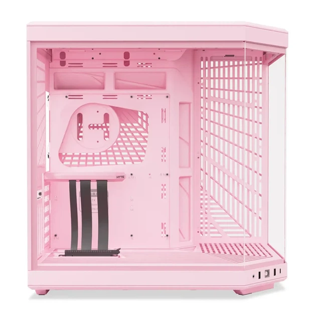 Корпус Hyte Y70 Strawberry Milk, Mid-Tower / ATX, Micro-ATX и Mini-ITX PC Case with PCIE 4.0 cable includ (CS-HYTE-Y70-SM) - Фото 3 Корпус Hyte Y70 Strawberry Milk, Mid-Tower / ATX, Micro-ATX и Mini-ITX PC Case with PCIE 4.0 cable includ (CS-HYTE-Y70-SM) - зображення 3